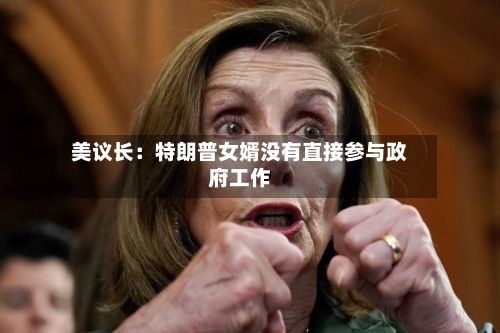 美议长:特朗普女婿没有直接参与政府工作
