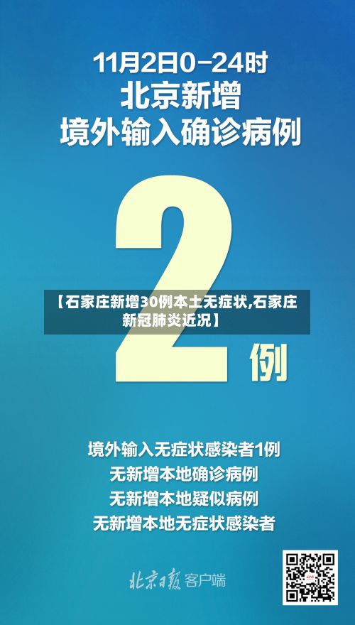 【石家庄新增30例本土无症状,石家庄新冠肺炎近况】-第2张图片