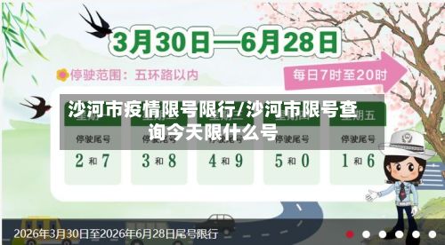 沙河市疫情限号限行/沙河市限号查询今天限什么号-第2张图片