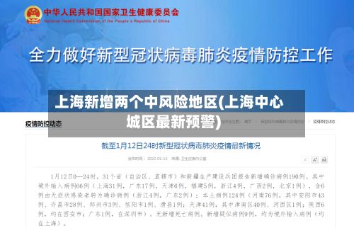 上海新增两个中风险地区(上海中心城区最新预警)