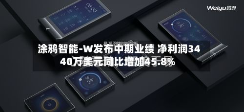 涂鸦智能-W发布中期业绩 净利润3440万美元同比增加45.8%-第1张图片