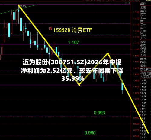 迈为股份(300751.SZ)2026年中报净利润为2.52亿元、较去年同期下降35.99%