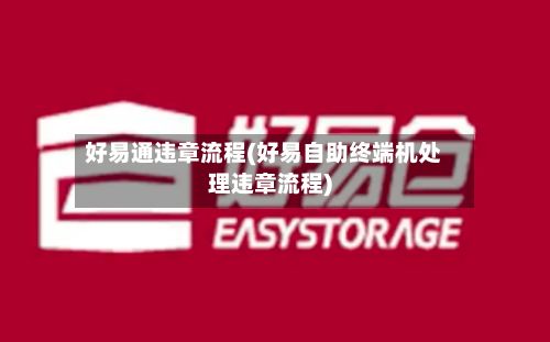 好易通违章流程(好易自助终端机处理违章流程)-第2张图片