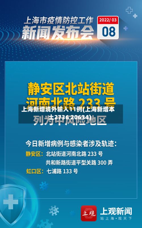 上海新增境外输入11例(上海新增本土2736 20634)