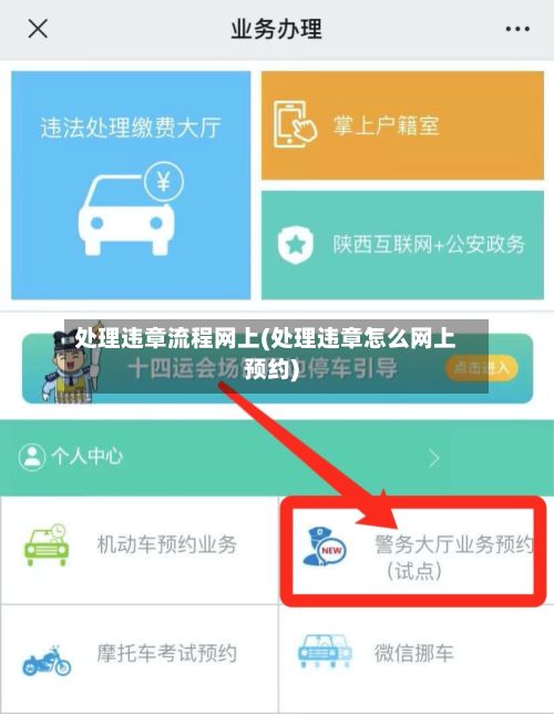 处理违章流程网上(处理违章怎么网上预约)-第2张图片
