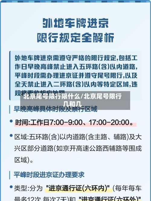 北京尾号限行限什么/北京尾号限行几和几