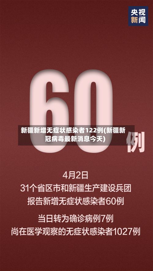 新疆新增无症状感染者122例(新疆新冠病毒最新消息今天)-第2张图片