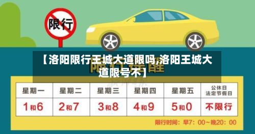 【洛阳限行王城大道限吗,洛阳王城大道限号不】-第2张图片