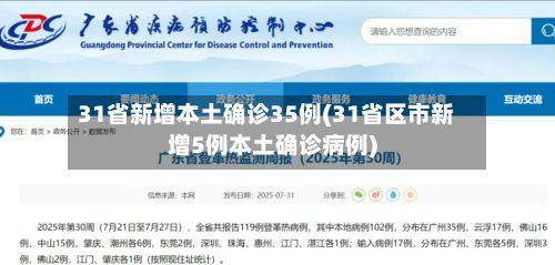 31省新增本土确诊35例(31省区市新增5例本土确诊病例)-第2张图片