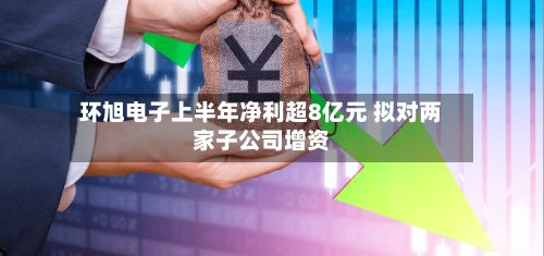 环旭电子上半年净利超8亿元 拟对两家子公司增资