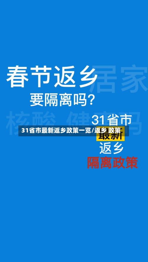 31省市最新返乡政策一览/返乡 政策-第2张图片
