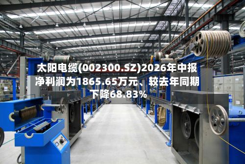 太阳电缆(002300.SZ)2026年中报净利润为1865.65万元	、较去年同期下降68.83%-第2张图片