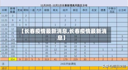 【长春疫情最新消息,长春疫情最新消息】-第2张图片