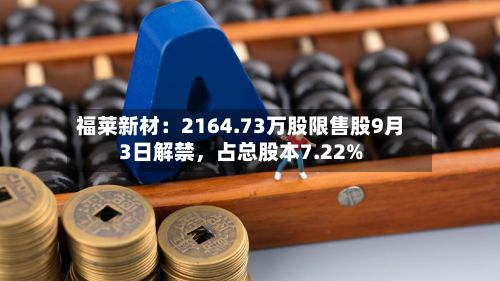 福莱新材：2164.73万股限售股9月3日解禁，占总股本7.22%