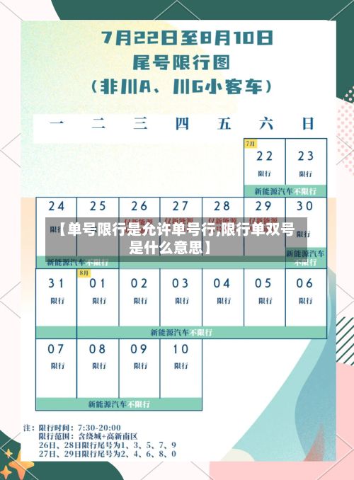 【单号限行是允许单号行,限行单双号是什么意思】