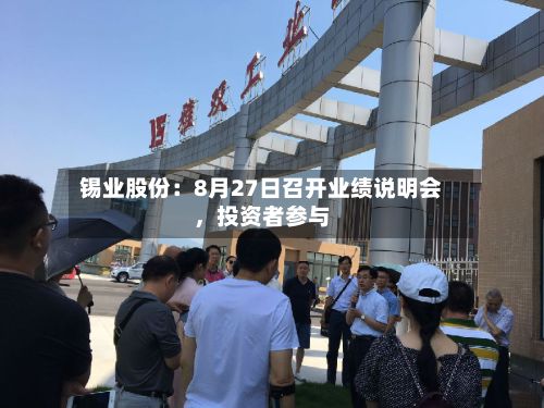 锡业股份：8月27日召开业绩说明会	，投资者参与-第3张图片
