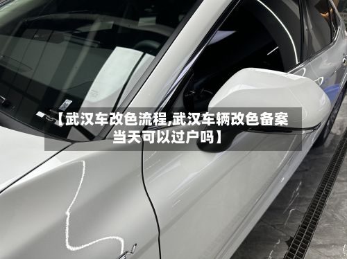 【武汉车改色流程,武汉车辆改色备案当天可以过户吗】-第2张图片