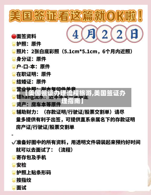 【美国签证办理流程旅游,美国签证办理指南】