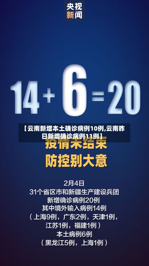 【云南新增本土确诊病例10例,云南昨日新增确诊病例11例】-第2张图片