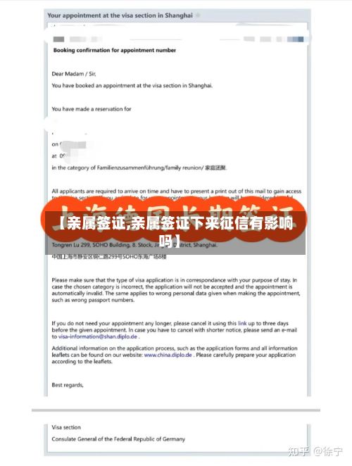【亲属签证,亲属签证下来征信有影响吗】-第2张图片