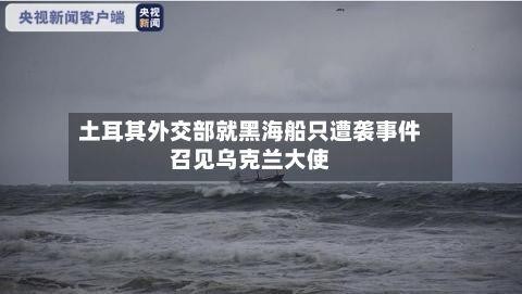 土耳其外交部就黑海船只遭袭事件召见乌克兰大使