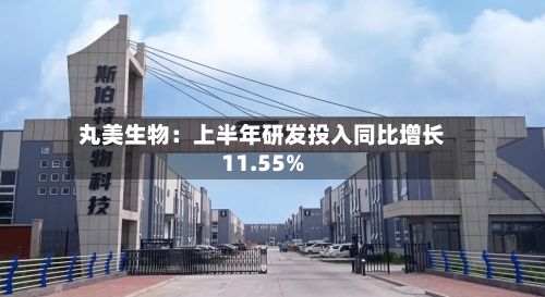 丸美生物:上半年研发投入同比增长11.55%-第2张图片