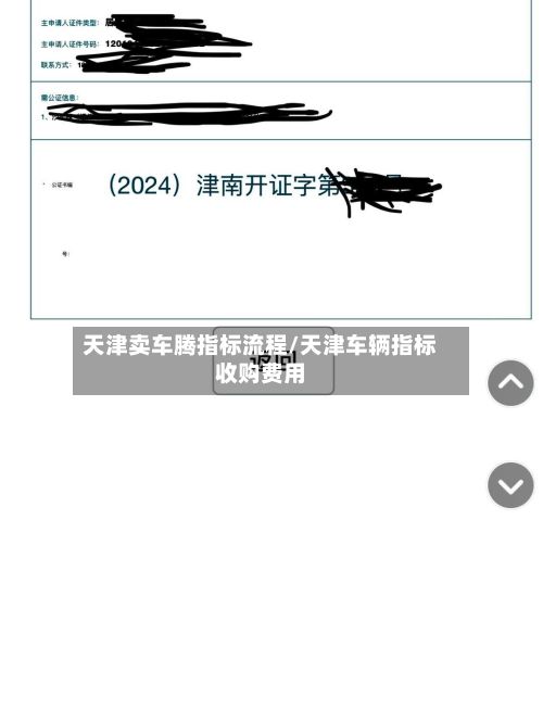 天津卖车腾指标流程/天津车辆指标收购费用-第3张图片