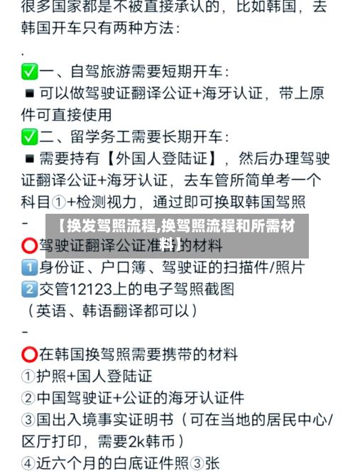 【换发驾照流程,换驾照流程和所需材料】-第3张图片
