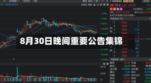 8月30日晚间重要公告集锦-第3张图片