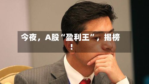今夜，A股“盈利王”	，揭榜！-第2张图片