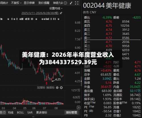 美年健康:2026年半年度营业收入为3844337529.39元-第3张图片
