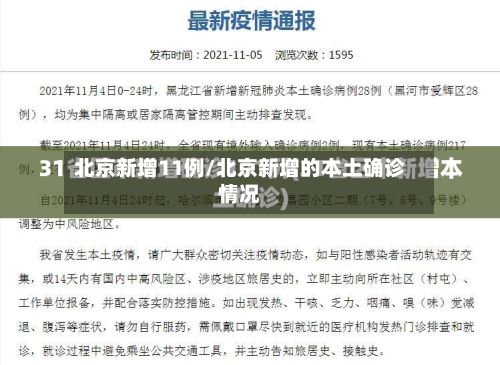 北京新增11例/北京新增的本土确诊情况-第2张图片