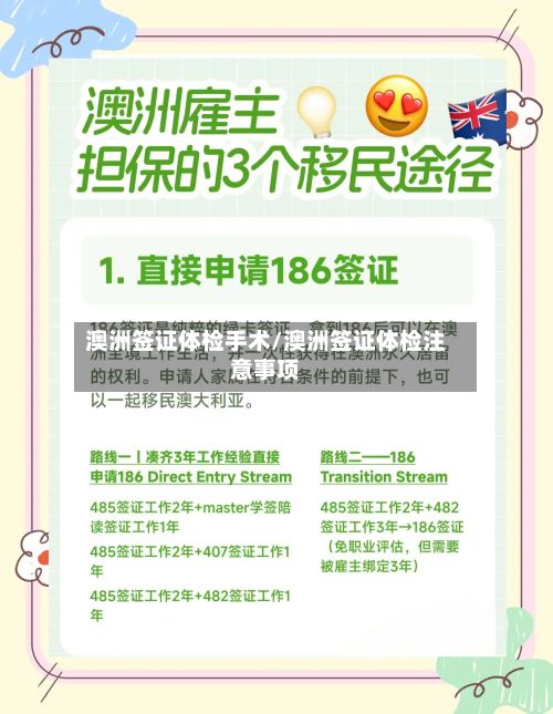 澳洲签证体检手术/澳洲签证体检注意事项-第2张图片