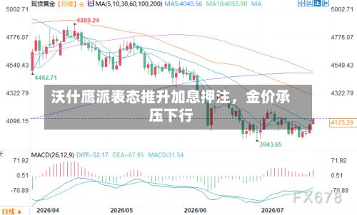沃什鹰派表态推升加息押注，金价承压下行-第2张图片