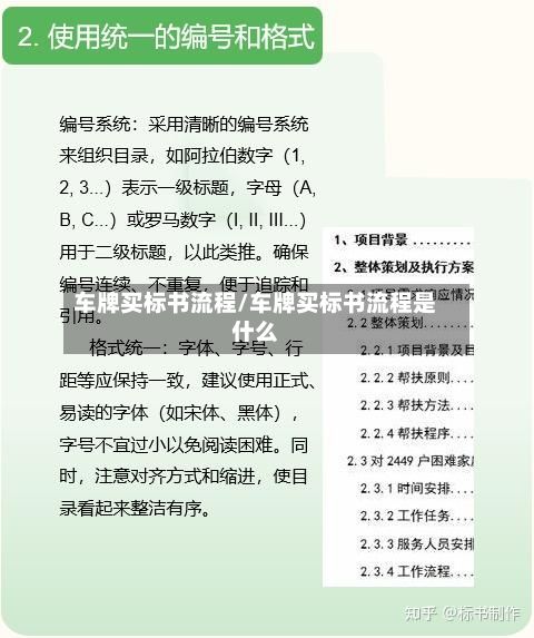 车牌买标书流程/车牌买标书流程是什么-第2张图片