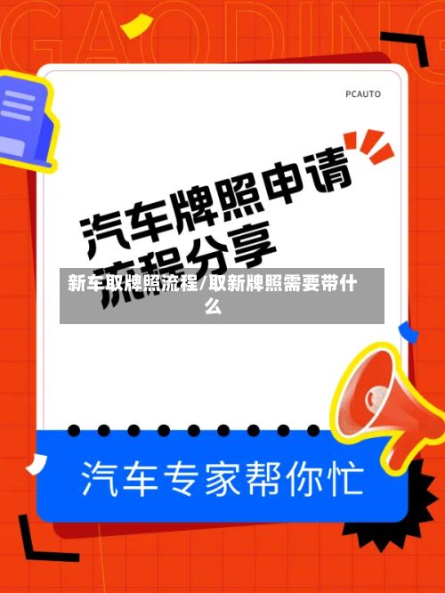 新车取牌照流程/取新牌照需要带什么-第2张图片