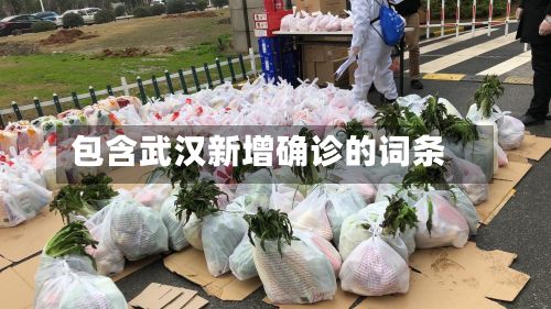 包含武汉新增确诊的词条