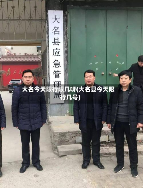大名今天限行限几呀(大名县今天限行几号)-第2张图片