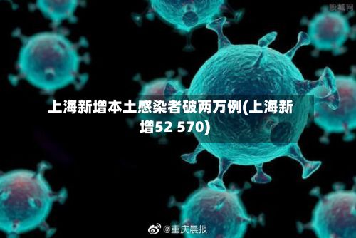 上海新增本土感染者破两万例(上海新增52 570)-第2张图片