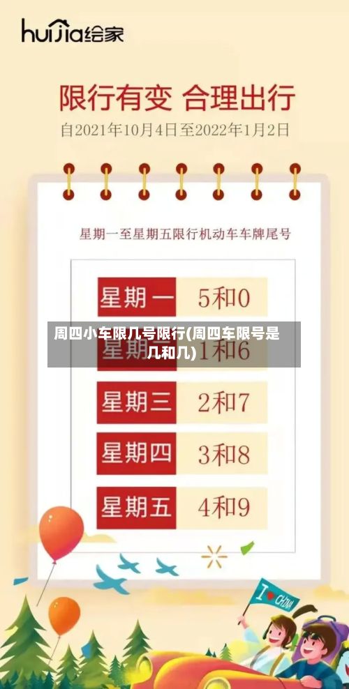 周四小车限几号限行(周四车限号是几和几)