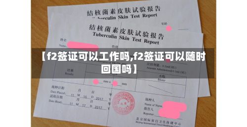 【f2签证可以工作吗,f2签证可以随时回国吗】-第2张图片