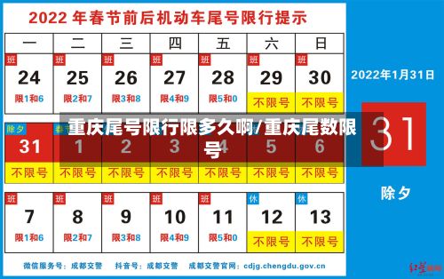 重庆尾号限行限多久啊/重庆尾数限号