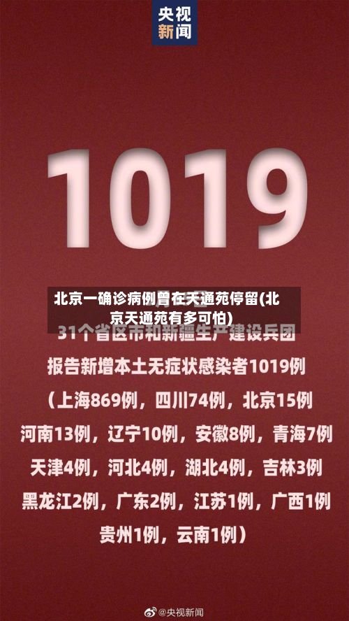 北京一确诊病例曾在天通苑停留(北京天通苑有多可怕)