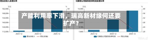 产能利用率下滑，瑞高新材缘何还要扩产？