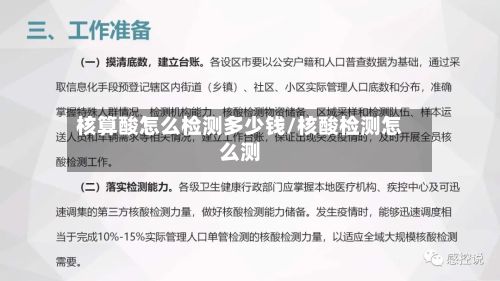 核算酸怎么检测多少钱/核酸检测怎么测-第2张图片
