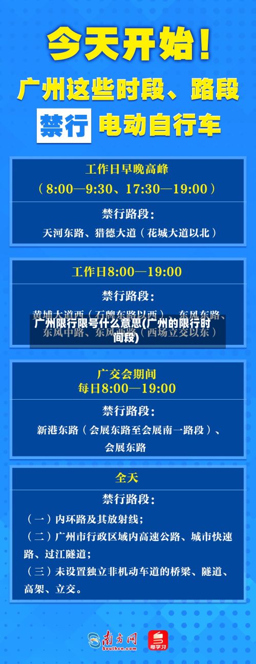 广州限行限号什么意思(广州的限行时间段)-第2张图片