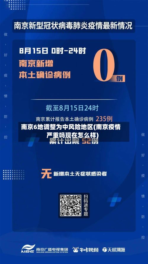 南京6地调整为中风险地区(南京疫情严重吗现在怎么样)