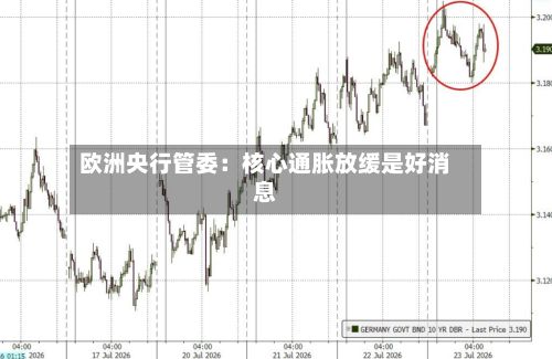 欧洲央行管委:核心通胀放缓是好消息-第2张图片
