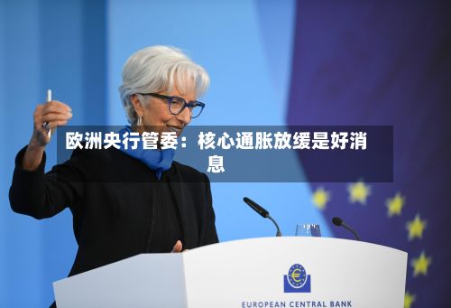 欧洲央行管委:核心通胀放缓是好消息-第3张图片