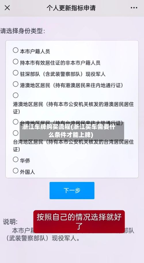 浙江车牌购买流程(浙江买车需要什么条件才能上牌)-第2张图片